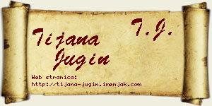 Tijana Jugin vizit kartica